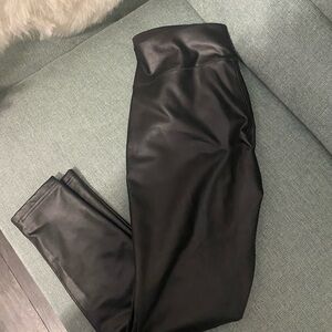 Nordstrom Black Faux Leather Pants
